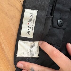 Vintage Le Château Black Trousers